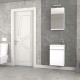 Biani Fix Edremit 45 cm Parlak Beyaz Banyo Dolabı